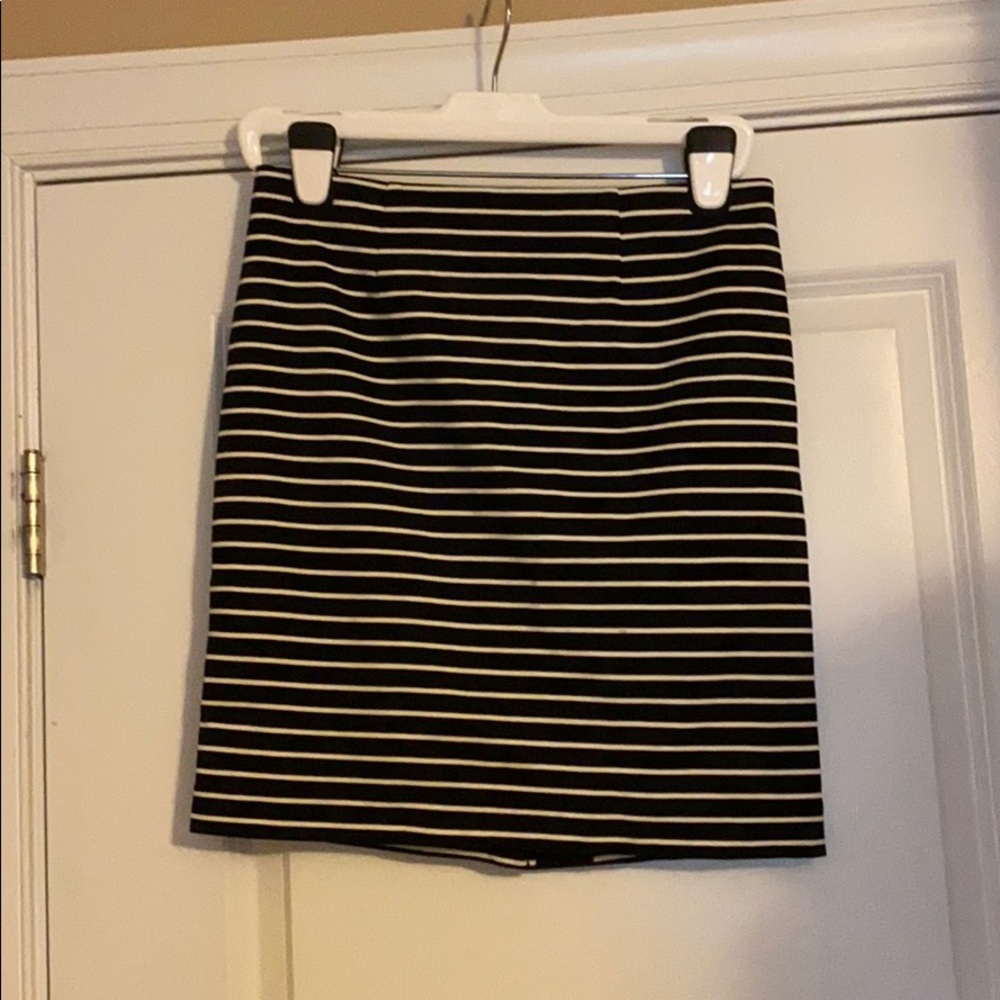 NWOT striped ponte knit pencil skirt